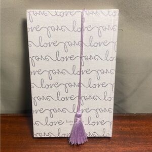 Kate Spade New York Women's Bound Bridal Journal (Love Script)